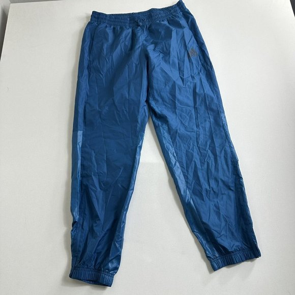 Adidas Windbreaker Jogger Pants Size Large Men Blue‎ Active Track Pants Running - Picture 1 of 9